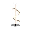 Leuchten Direkt lampada da tavolo Emanda, spirale color ottone, LED 3000 Kelvin, luce calda