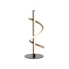 Leuchten Direkt lampada da tavolo Emanda, spirale color ottone, LED 3000 Kelvin, luce calda