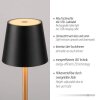 Leuchten Direkt lampada da tavolo EURIA LED, memoria, luce calda 3000 Kelvin