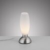 Paul Neuhaus lampada da tavolo JOY, forma slanciata, dimmer tattile, 3000 Kelvin bianco caldo
