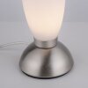 Paul Neuhaus lampada da tavolo JOY, forma slanciata, dimmer tattile, 3000 Kelvin bianco caldo
