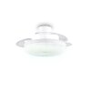Reality plafoniera bianca con ventilatore Kiruna, LED, luce regolabile 2700-6500 Kelvin