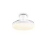 Reality plafoniera bianca con ventilatore Kiruna, LED, luce regolabile 2700-6500 Kelvin