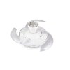 Reality plafoniera bianca con ventilatore Kiruna, LED, luce regolabile 2700-6500 Kelvin