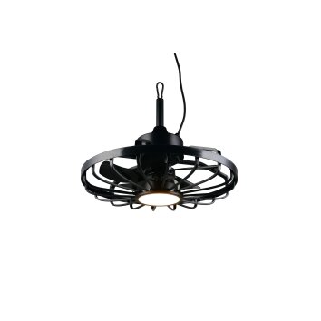 Reality ventilatore Oslo LED, IP44, temperatura di colore regolabile 2700-6500 Kelvin