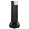 Brilliant lampada da tavolo LED Sayu, 2 cilindri, paralume nero, luce calda 2700 Kelvin