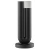 Brilliant lampada da tavolo LED Sayu, 2 cilindri, paralume nero, luce calda 2700 Kelvin