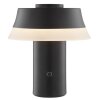 Brilliant Lampada da tavolo LED Kinich con paralume conico bianco, luce calda 2700 Kelvin