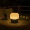 Brilliant Lampada da tavolo RGB Sarastro moderna, 2700 Kelvin luce calda, scanalature