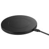Brilliant Leuchten Caricatore Charger, disco nero piatto e rotondo, stile moderno