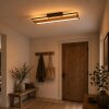 Brilliant Plafoniera vintage LED Thunder rettangolare dimmerabile, 3000 Kelvin bianco caldo
