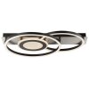 Brilliant Plafoniera LED Maureen con anelli, funzione memoria, 3000 Kelvin luce calda