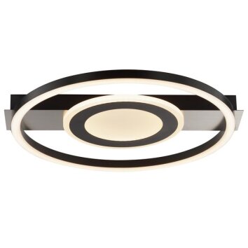 Brilliant Plafoniera LED Maureen, anelli concentrici, con memoria, luce calda 3000 Kelvin