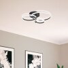 Brilliant plafoniera LED Aydin, temperatura di colore regolabile 3000-7000 Kelvin