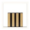 Brilliant plafoniera Calma LED, listelli in legno scuro, 3000 Kelvin bianco caldo