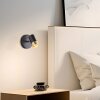 Brilliant faretto da parete Vigolo con testa cilindrica inclinabile, luce calda 3000 Kelvin