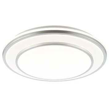 Brilliant LED plafoniera Luciano tonda, temperatura di colore regolabile 2700-6500 Kelvin