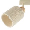 Brilliant Plafoniera Arlo con 2 punti luce e paralumi cilindrici beige, per corridoio