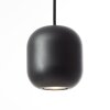 Brilliant Lampada a sospensione lineare Jane con 5 paralumi cilindrici marroni