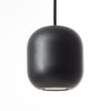 Brilliant Lampada a sospensione lineare Jane con 5 paralumi cilindrici marroni