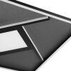 Brilliant plafoniera LED Hardy, motivo a incrocio, memoria, schermo nero, 2700 Kelvin caldo