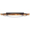Brilliant Plafoniera LED Pirus con memoria, tre anelli neri e luce calda a 3000 Kelvin