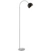 Brilliant Leuchten lampada da terra ad arco Helen con braccio arcuato e paralume nero