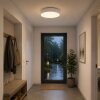 Brilliant plafoniera LED Larios bianca, temperatura di colore regolabile 3000-6500 Kelvin
