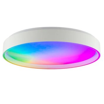 Brilliant Plafoniera LED Coralia, RGB, temperatura di colore regolabile 3000-6500 Kelvin