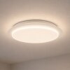Brilliant Plafoniera moderna LED Vittoria piatta e rotonda, bianca, 4000 Kelvin luce neutra