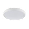 Brilliant Plafoniera LED piatta rotonda bianca Solistra con memoria, luce calda 3000 Kelvin