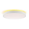 Brilliant Plafoniera LED piatta rotonda bianca Solistra con memoria, luce calda 3000 Kelvin