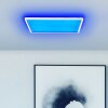 Brilliant Plafoniera LED Tanida piatta RGB, dimmerabile via telecomando, 4000 Kelvin neutra