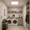 Brilliant Leuchten plafoniera LED quadrata Trevis moderna bianca, luce neutra 4000 Kelvin