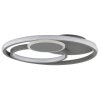 Brilliant plafoniera LED Runda, corpo antracite, anelli, memoria, 3000 Kelvin bianco caldo