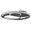 Brilliant plafoniera a doppio cerchio Runda LED, memoria, luce bianca calda 3000 Kelvin