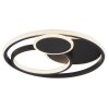 Brilliant plafoniera a doppio cerchio Runda LED, memoria, luce bianca calda 3000 Kelvin