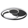 Brilliant plafoniera a doppio cerchio Runda LED, memoria, luce bianca calda 3000 Kelvin