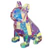 Brilliant lampada da tavolo Gaston, cane trasparente, LED 3000 Kelvin bianco caldo