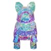 Brilliant lampada da tavolo Gaston, cane trasparente, LED 3000 Kelvin bianco caldo