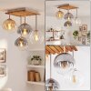 Gastor plafoniera a sfere 4 luci E14, design boho vintage per soggiorno