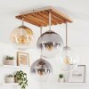 Gastor plafoniera a sfere 4 luci E14, design boho vintage per soggiorno