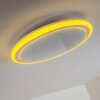 BERMEO Plafoniera LED Bianco, 2-Luci, Telecomando, Cambia colore