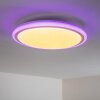 BERMEO Plafoniera LED Bianco, 2-Luci, Telecomando, Cambia colore