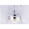 Globo CABRERA Ventilatore LED Nichel opaco, 1-Luce, Telecomando