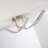 Plafoniera Aranu LED Acciaio inox, Nichel opaco, 2-Luci