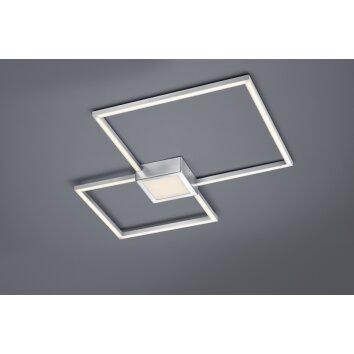 Trio HYDRA Plafoniera LED Nichel opaco, 1-Luce