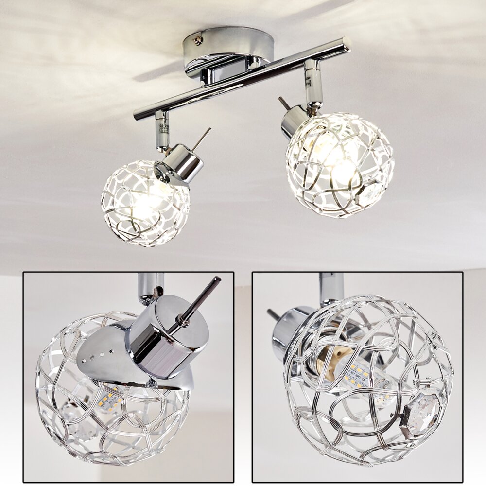 Kalipuro Plafoniera Cromo, 2-Luci main product photo