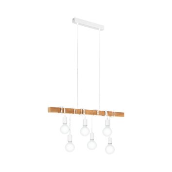 Illuminazione Eglo TOWNSHEND Lampadario a sospensione Bianco, 6-Luci