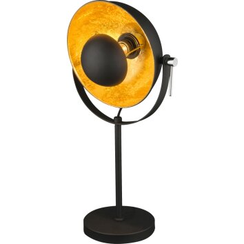 Globo XIRENA Lampada da Tavolo Nero, 1-Luce